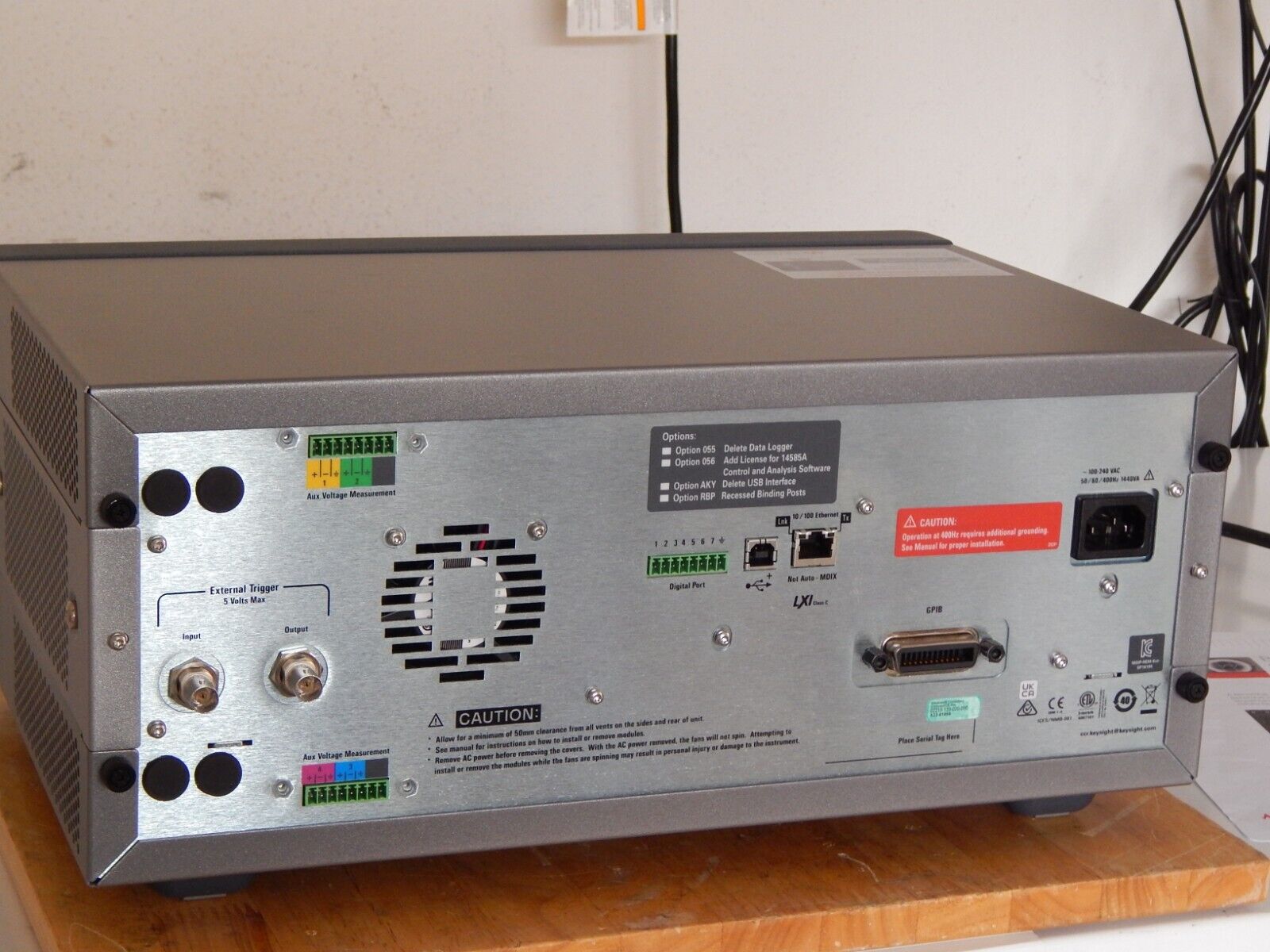 Keysight N6705C DC Power Analyzer, Modular, 600W, 4-Slot Keysight N6705C DC Power Analyzer, Modular, 600W, 4-Slot